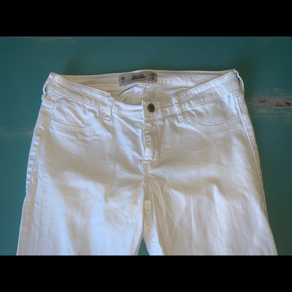 Hollister White Skinny Jeans